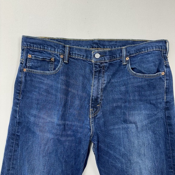 Levi's 569 Jeans Loose Straight Blue Denim Jeans Mens 40x32 - Picture 3 of 8